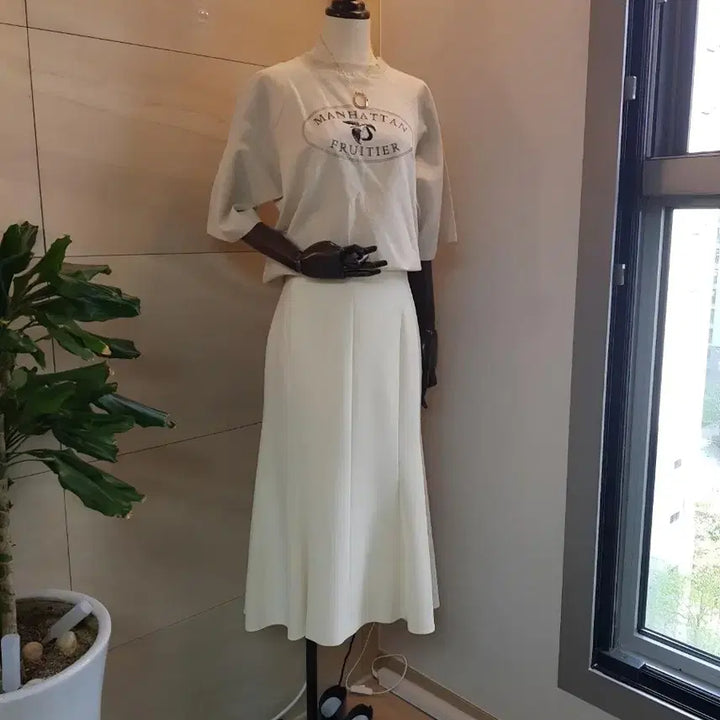 [BUNJANG] The Suri Linen Blend Short Sleeve Sweatshirt / 실착핏 최고 린넨무드 고급 반팔 맨투맨 새상품 55 66