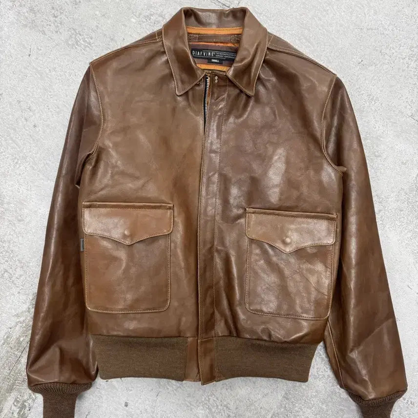 [BUNJANG] DIAPVINE A2 Jacket Shinki Horsehide S / 디아프바인 a2자켓 홀스하이드 말가죽 S