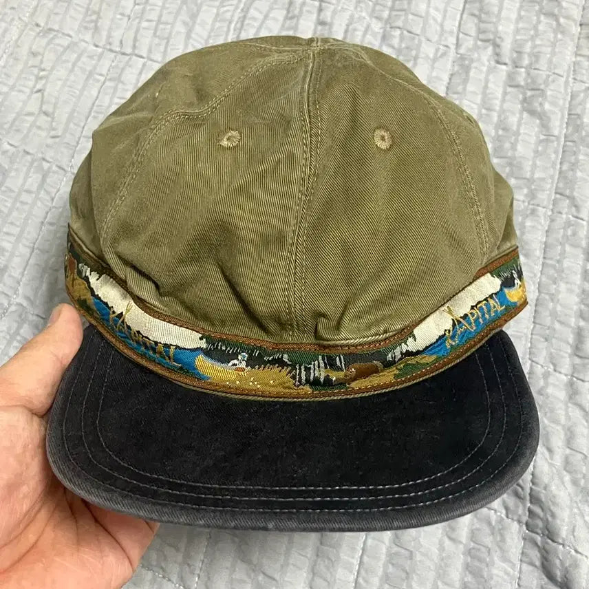 [BUNJANG] Kapital Brimfield Cap Brown Black / Kapital 캐피탈 무라치노 브림필드 캡 브라운블랙