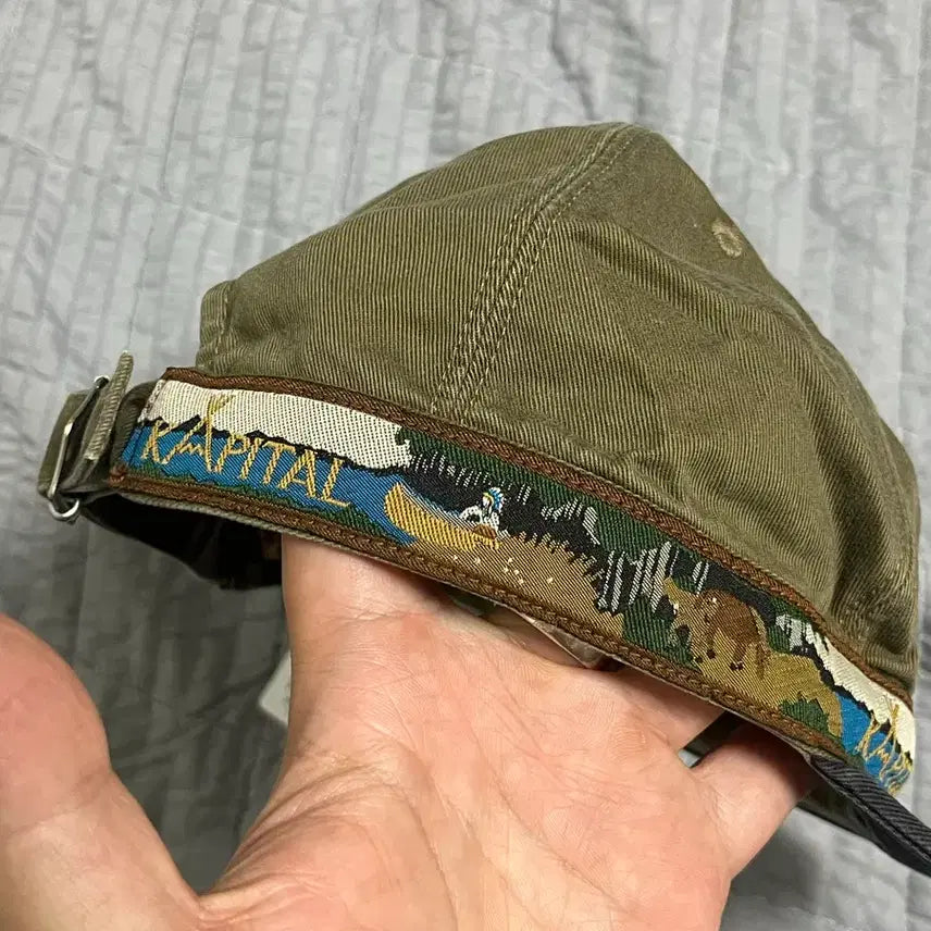 [BUNJANG] Kapital Brimfield Cap Brown Black / Kapital 캐피탈 무라치노 브림필드 캡 브라운블랙