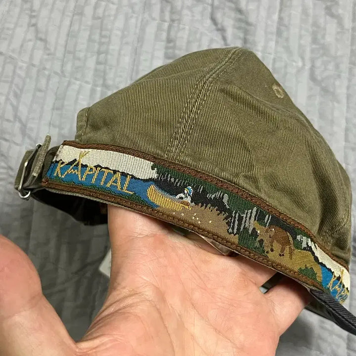 [BUNJANG] Kapital Brimfield Cap Brown Black / Kapital 캐피탈 무라치노 브림필드 캡 브라운블랙