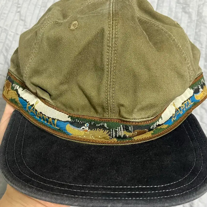[BUNJANG] Kapital Brimfield Cap Brown Black / Kapital 캐피탈 무라치노 브림필드 캡 브라운블랙
