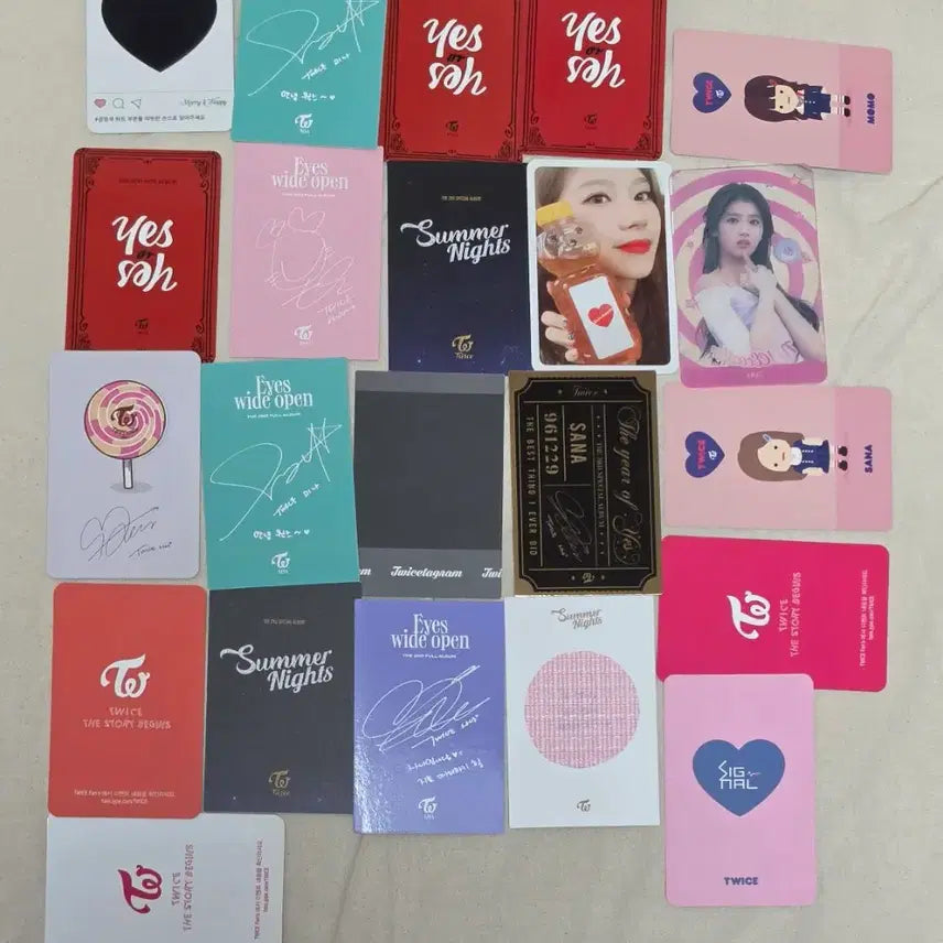 [BUNJANG] Twice Sana, Mina, Momo Album Photocard Bundle Set / 사나 미나 모모 옛날앨범 랜덤포카 일괄 twice 트와이스