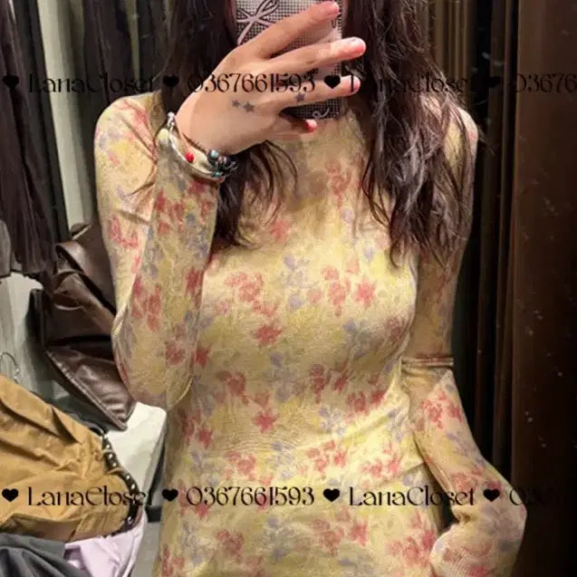 [SOLD OUT] 자라 2893/029/330 플로럴 티셔츠 탑 새상품