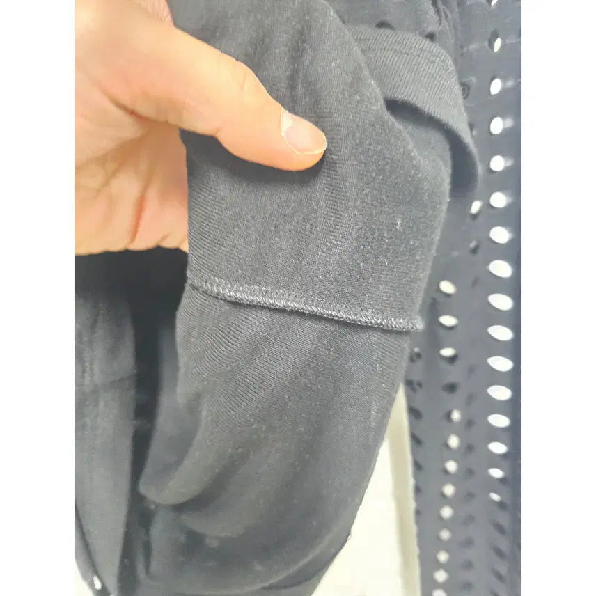 [BUNJANG] Alexander Wang Black Punching Net Long Sleeve / S 알렉산더왕 블랙 펀칭 네트 긴팔 롱슬리브 C822