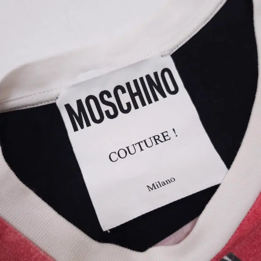 [BUNJANG] Moschino 90s Graphic T-shirt / 모스키노 90s 그래픽 반팔티