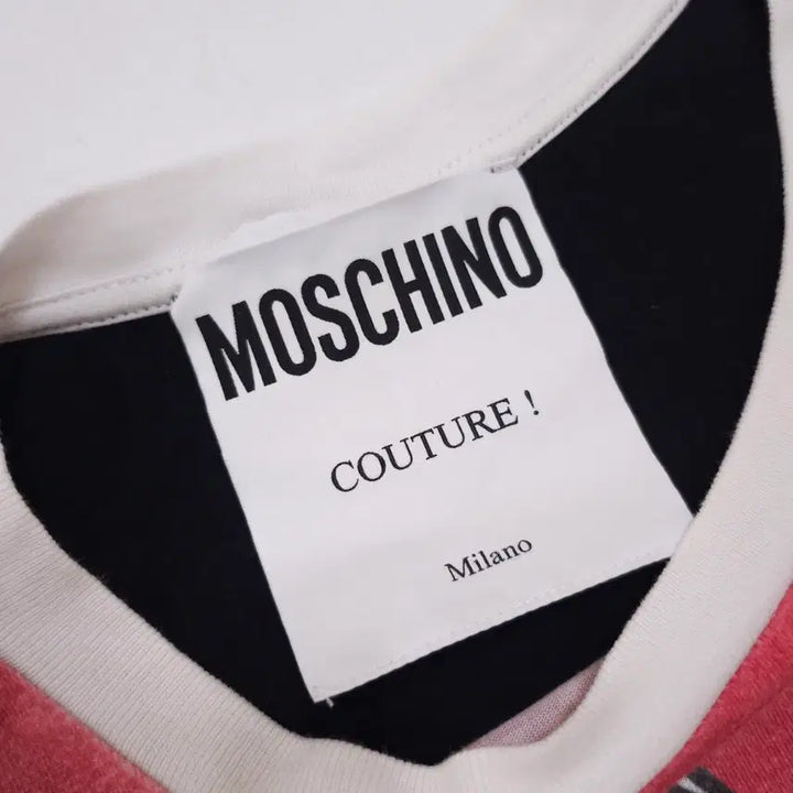 [BUNJANG] Moschino 90s Graphic T-shirt / 모스키노 90s 그래픽 반팔티