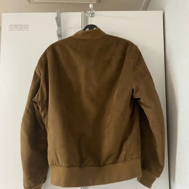 [BUNJANG] Uniqlo Suede Bomber Jacket / M) 유니클로 스웨이드 봄버 자켓