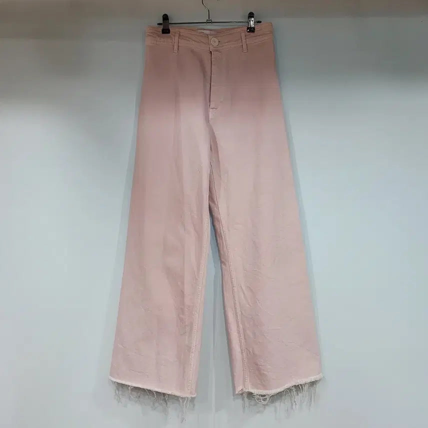 [SOLD OUT] 자라 연핑크 와이드 데님 팬츠 29