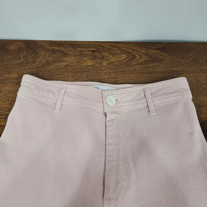 [SOLD OUT] 자라 연핑크 와이드 데님 팬츠 29