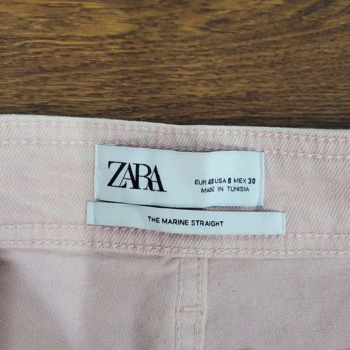 [SOLD OUT] 자라 연핑크 와이드 데님 팬츠 29