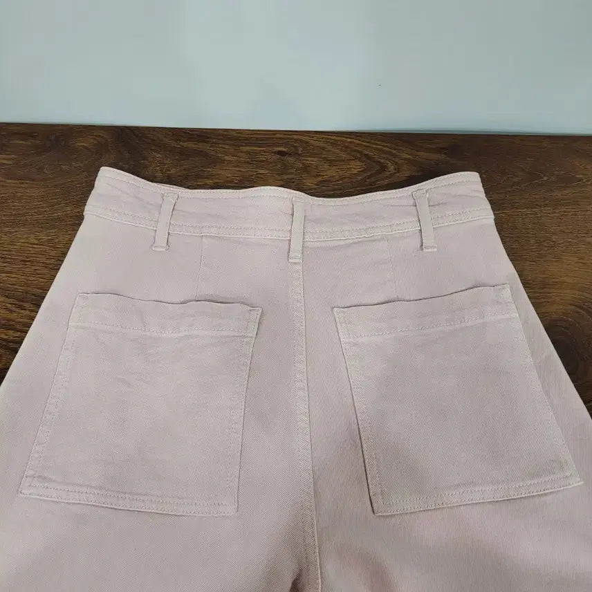 [SOLD OUT] 자라 연핑크 와이드 데님 팬츠 29