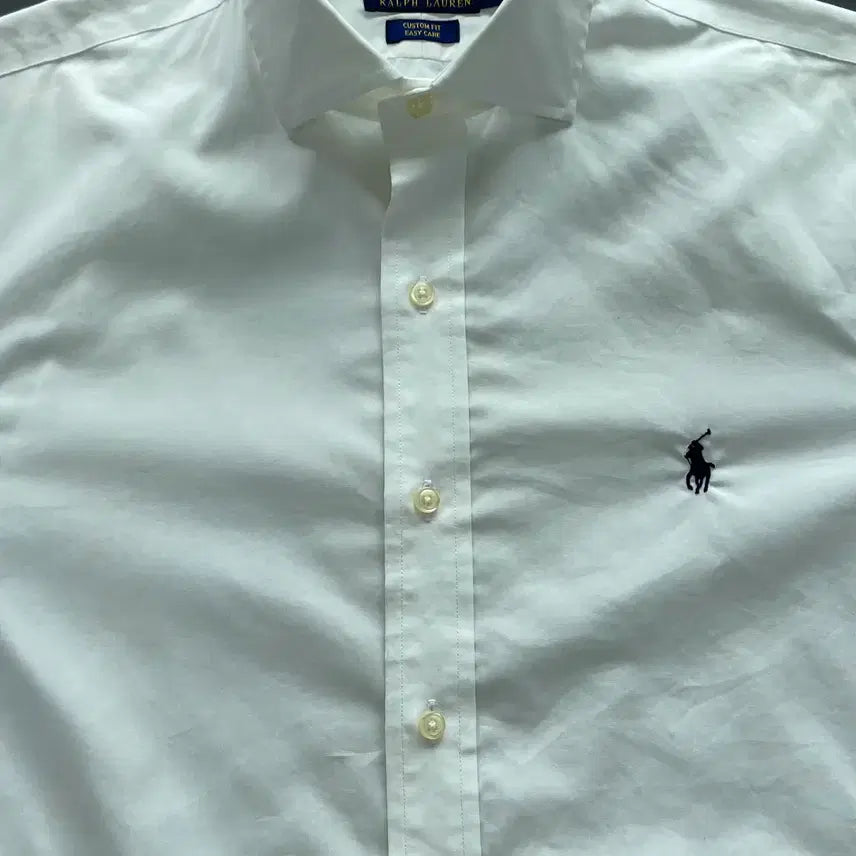 [BUNJANG] Polo Ralph Lauren Poplin Dress Shirt / [M] 폴로 랄프로렌 포플린 드레스 셔츠 커스텀 핏 이지 케어 QR인증