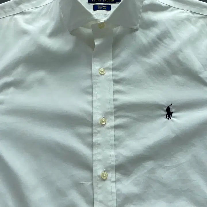 [BUNJANG] Polo Ralph Lauren Poplin Dress Shirt / [M] 폴로 랄프로렌 포플린 드레스 셔츠 커스텀 핏 이지 케어 QR인증