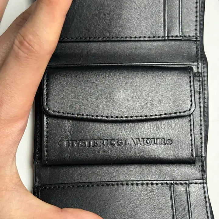 [BUNJANG] Hysteric Glamour Studded Bomb Logo Wallet / 히스테릭 글래머 스터드 폭탄 로고 반지갑