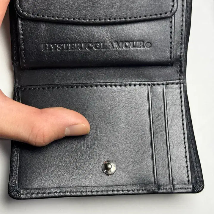 [BUNJANG] Hysteric Glamour Studded Bomb Logo Wallet / 히스테릭 글래머 스터드 폭탄 로고 반지갑