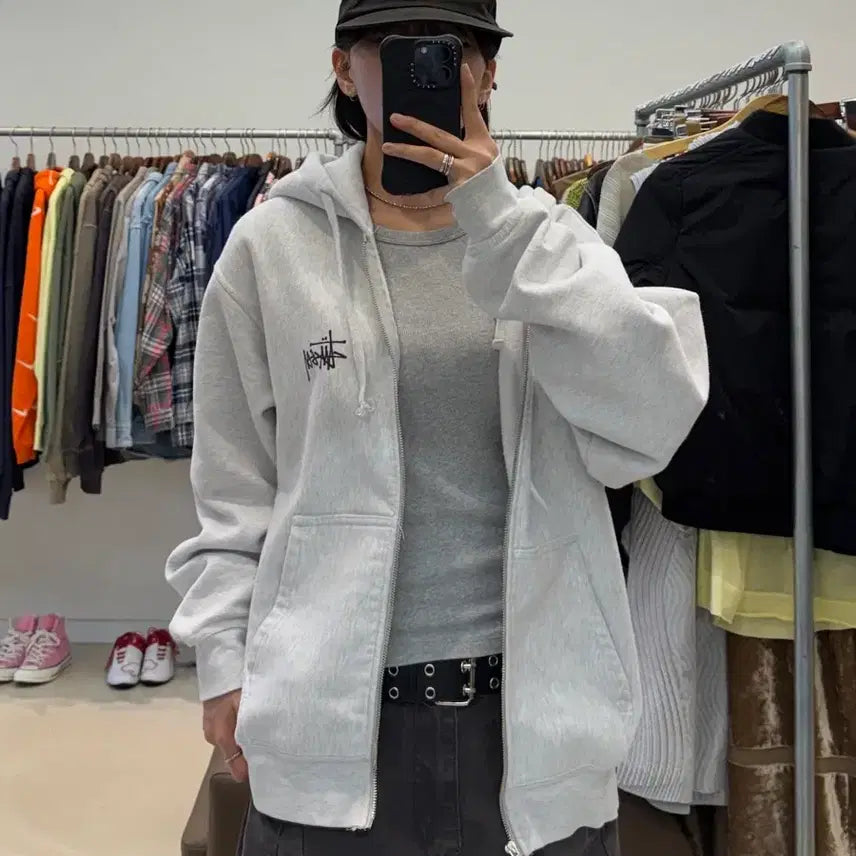 [SOLD OUT] 스투시 베이직 후드집업