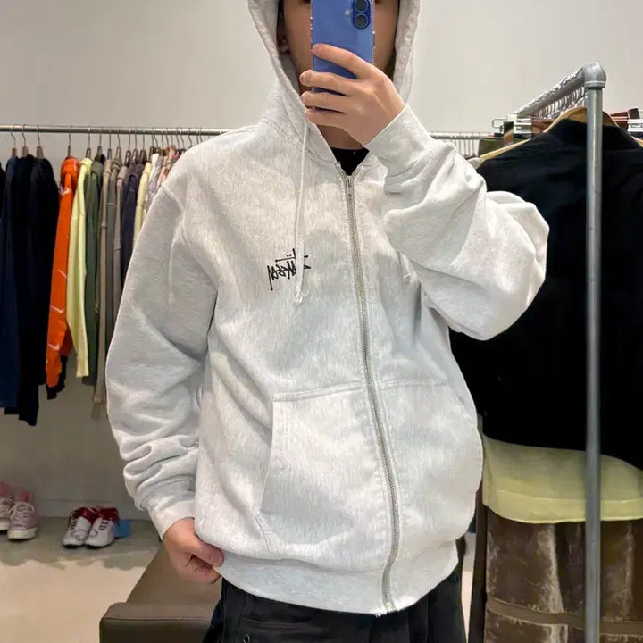 [SOLD OUT] 스투시 베이직 후드집업