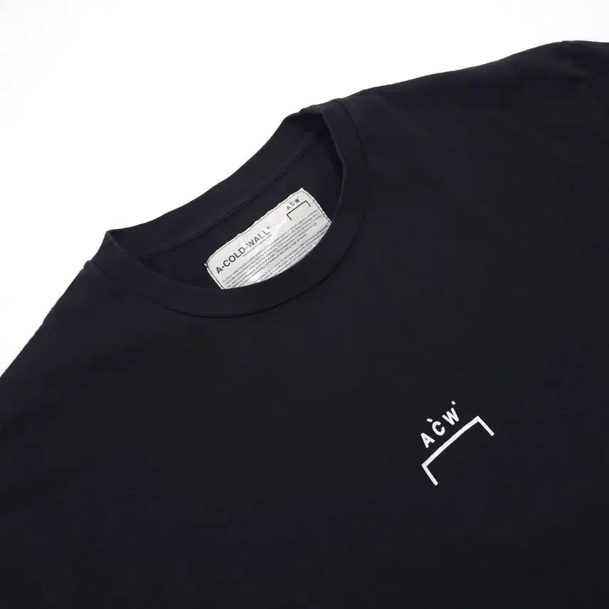 [BUNJANG] A-COLD-WALL Black Short Sleeve T-Shirt / 어콜드월 블랙 반팔티
