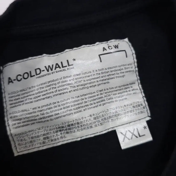 [BUNJANG] A-COLD-WALL Black Short Sleeve T-Shirt / 어콜드월 블랙 반팔티