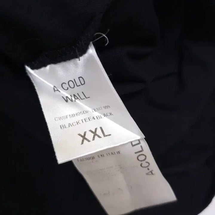 [BUNJANG] A-COLD-WALL Black Short Sleeve T-Shirt / 어콜드월 블랙 반팔티