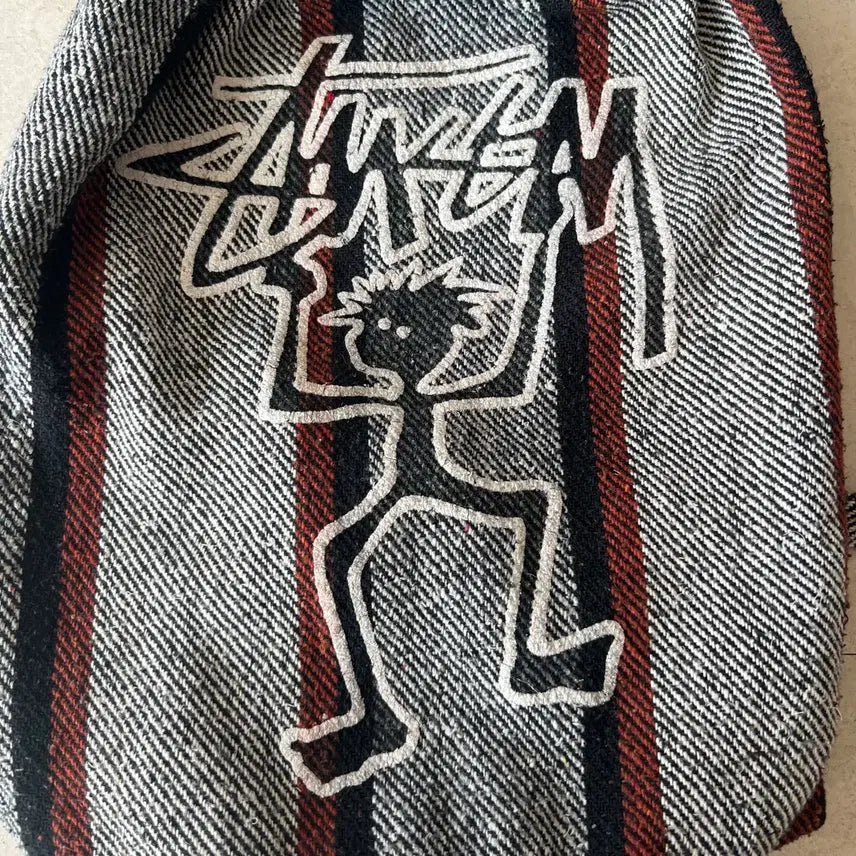 [BUNJANG] Stussy 90s Logo String Bag / 빈티지 90s Stussy 로고 스트링 백