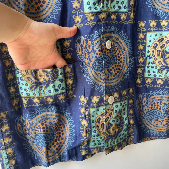 [BUNJANG] Needles Paisley Short Sleeve Shirt / 니들스 페이즐리 반팔셔츠