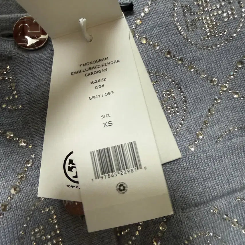 [BUNJANG] Tory Burch Kendra Cardigan Gray XS / 토리버치 켄드라 가디건 그레이색 판매합니다. 사이즈 XS