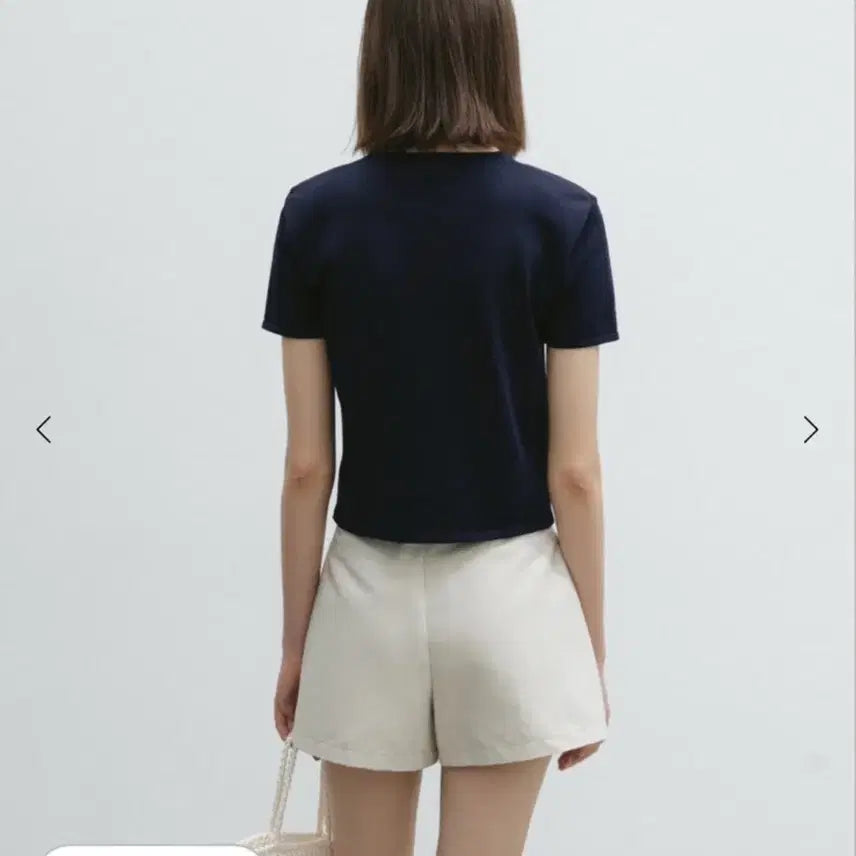[BUNJANG] SIE Amber Half Sleeve Cardigan Navy S / 시에 앰버 하프 슬리브 가디건 네이비 S