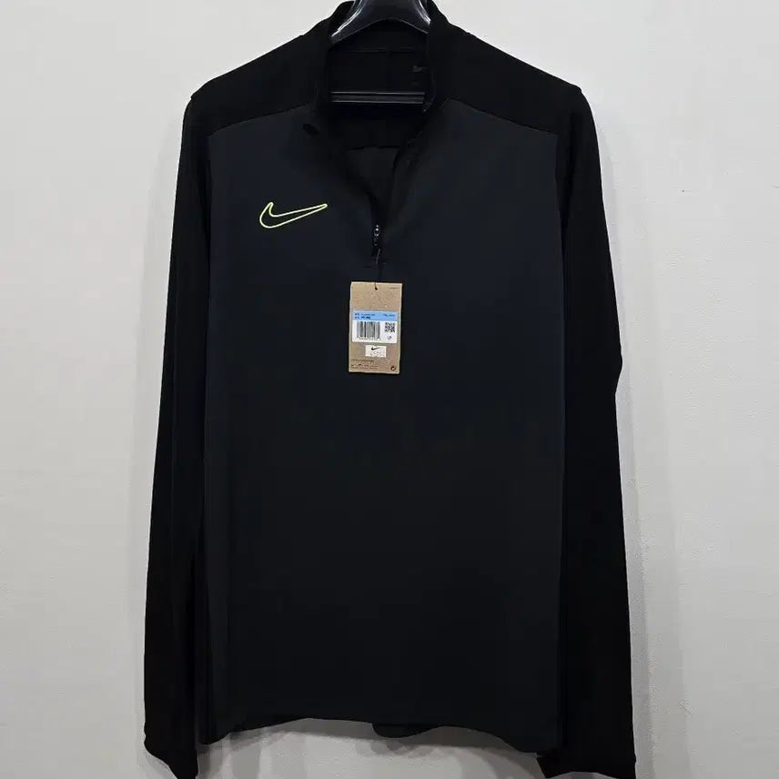 [SOLD OUT] [95] 남성 나이키 블랙 하프집업 긴팔 티셔츠 새상품