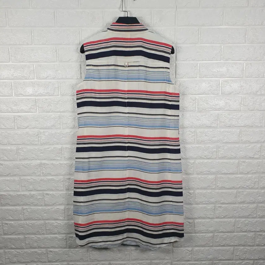 [BUNJANG] BCBG Linen Sleeveless Shirt Dress / [66]BCBG 린넨 민소매 셔츠 원피스