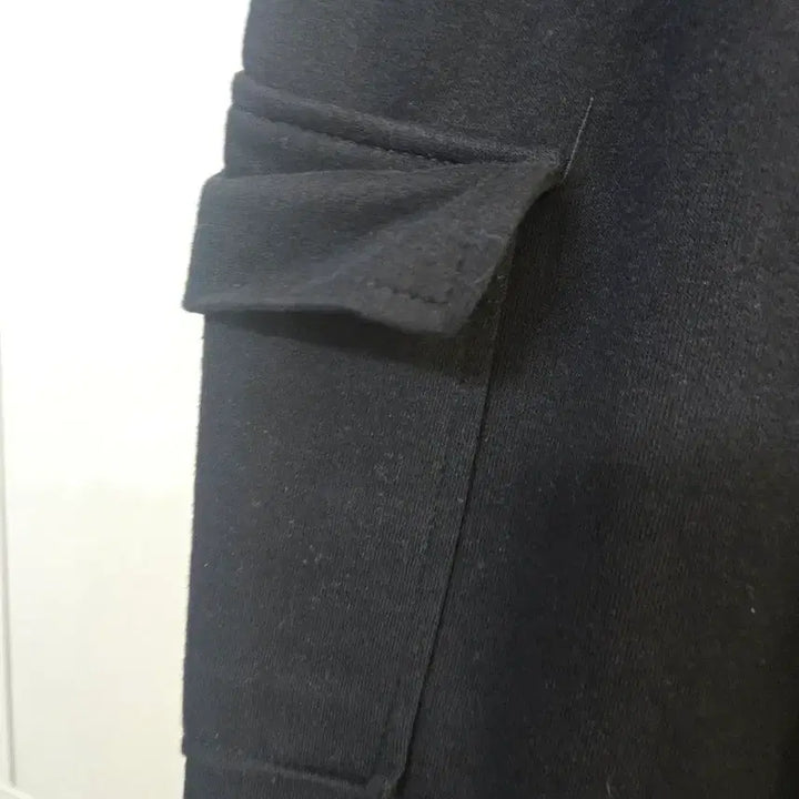 [BUNJANG] Black Cargo Jogger Pants / 블랙 카고 조거팬츠