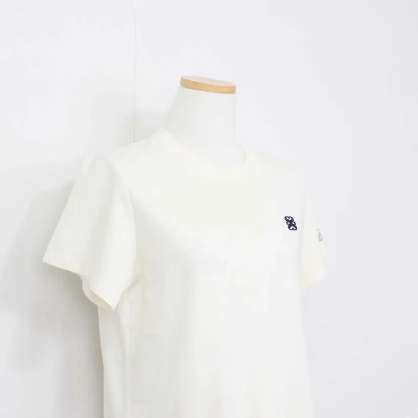 [SOLD OUT] 정품] 세터 여성 라운드티 반팔 아이보리 면  최신상 WS 정인샵