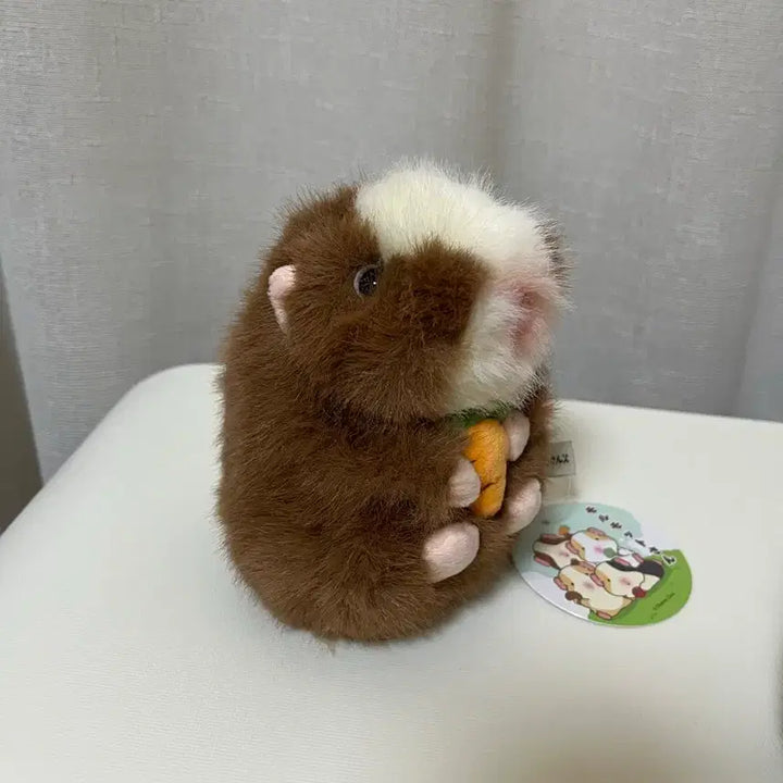 [BUNJANG] Moru Motto San Vegetable Meal Keyring / 모루못토상 기니피그 딤그레이 키링