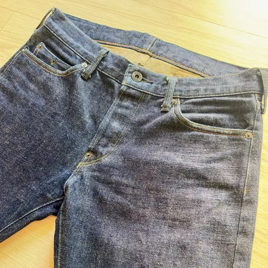 [BUNJANG] Old Joe Slim Straight Cinch Back Jeans / 정품 올드조 신치백 슬림 스트레이트 Jean