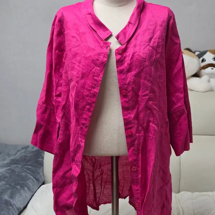 [SOLD OUT] <새상품> 롱 셔츠 원피스 가디건 (택가 38000원)