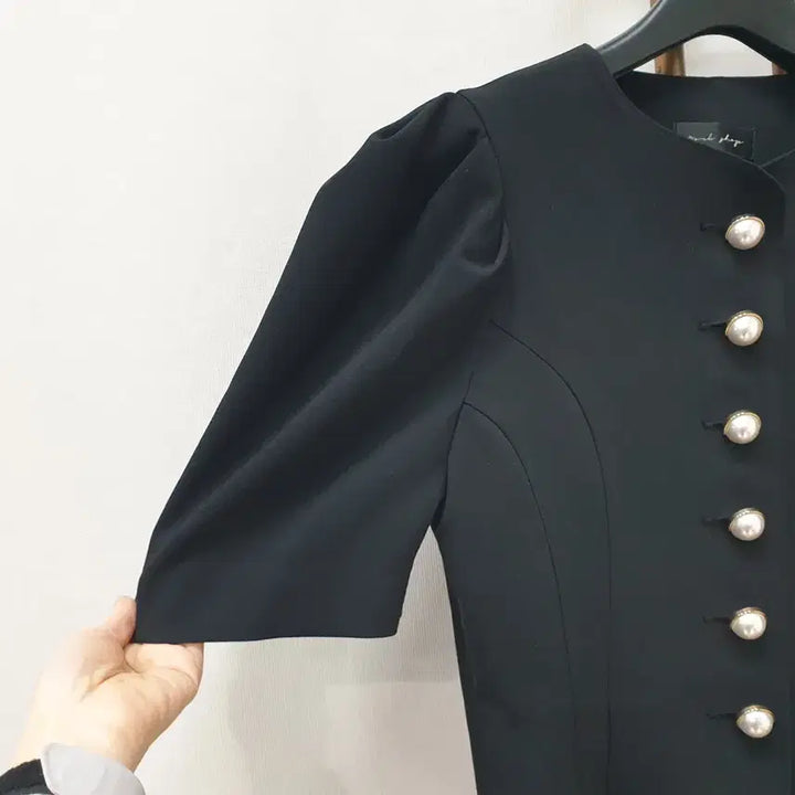 [BUNJANG] Workshop Puff Sleeve Short-Sleeve Jacket (Size 55) / (JJ29937)워크샵 (workshop) 퍼프 소매 반팔 자켓 55