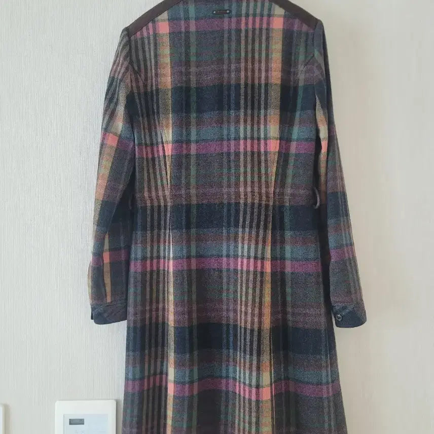 [BUNJANG] Hazzys Check Long Dress / 헤지스 체크 롱 원피스  85