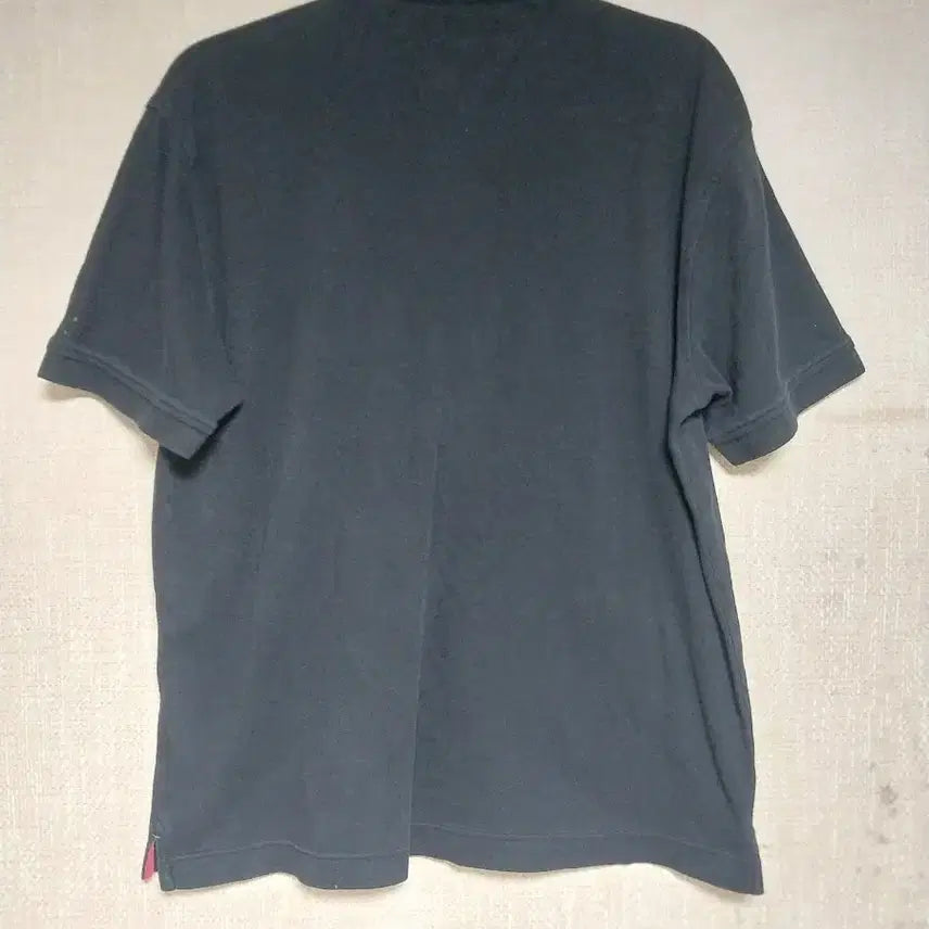 [BUNJANG] Tommy Hilfiger Black Short Sleeve Polo Shirt / 타미힐피거/105) 블랙 반팔카라티