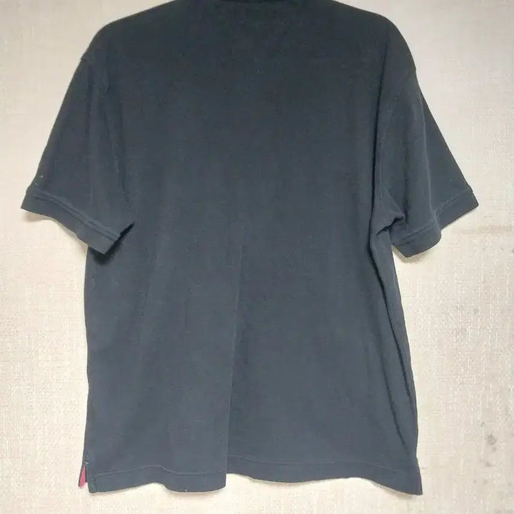 [BUNJANG] Tommy Hilfiger Black Short Sleeve Polo Shirt / 타미힐피거/105) 블랙 반팔카라티
