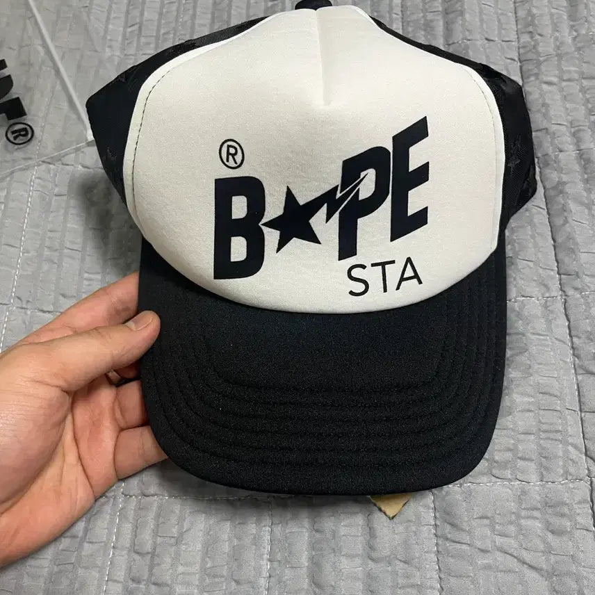 [BUNJANG] BAPE Star Mesh Cap Black / BAPE 베이프 스타 메쉬 캡 블랙 [OS]