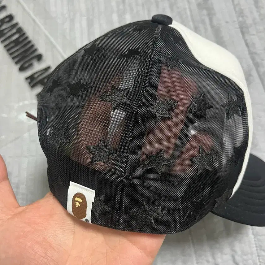 [BUNJANG] BAPE Star Mesh Cap Black / BAPE 베이프 스타 메쉬 캡 블랙 [OS]
