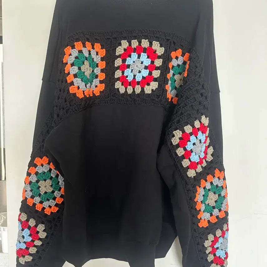 [BUNJANG] DISCOVERED Crochet Sweater / DISCOVERED 일본 브랜드 디스커버드 스웨터 사이즈 3