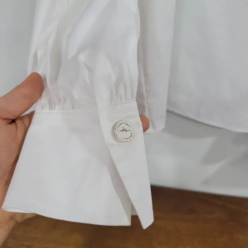 [BUNJANG] It MICHAA White Blouse / 잇미샤 화이트 블라우스