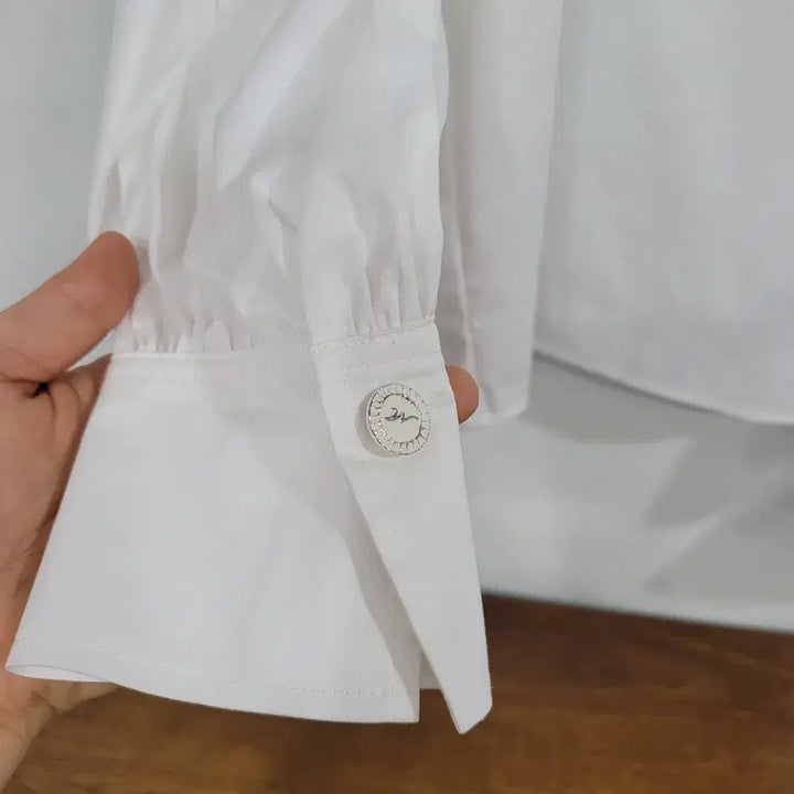 [BUNJANG] It MICHAA White Blouse / 잇미샤 화이트 블라우스