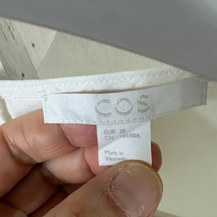 [BUNJANG] COS White Puff Blouse / COS 코스 화이트 퍼프 블라우스