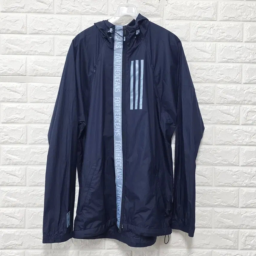 [BUNJANG] Adidas Navy Windbreaker Jacket / L 아디다스 네이비 바람막이 C830