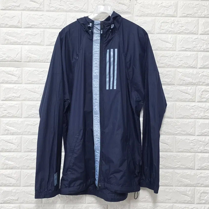 [BUNJANG] Adidas Navy Windbreaker Jacket / L 아디다스 네이비 바람막이 C830