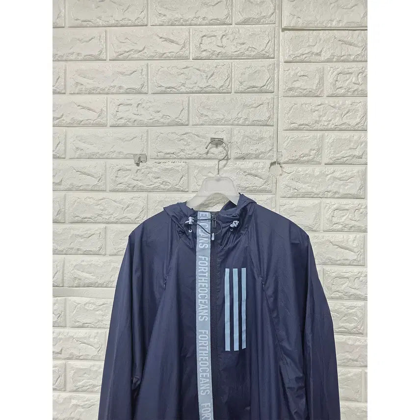[BUNJANG] Adidas Navy Windbreaker Jacket / L 아디다스 네이비 바람막이 C830