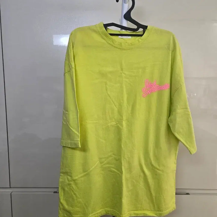 [BUNJANG] NICK AUTOMATIC Fluorescent T-Shirt / NICK AUTOMATIC 형광 반팔티셔츠
